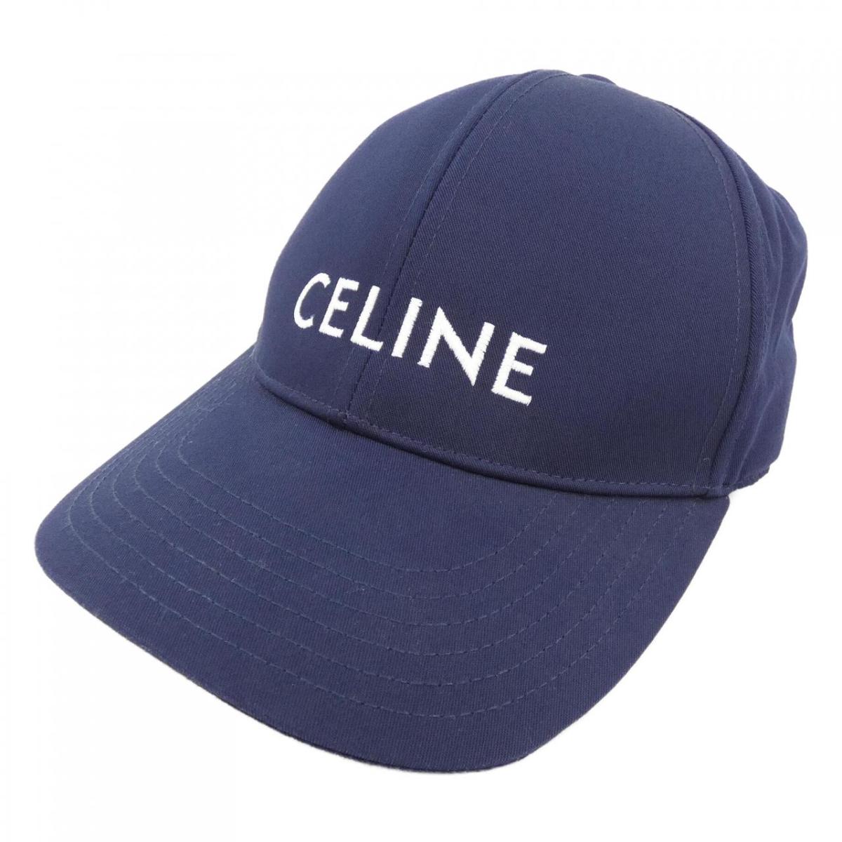 celine ベースボールキャップ　ネイビー　正規品 楽天市場】【中古】 セリーヌ キャップ レディース ブランド CELINE