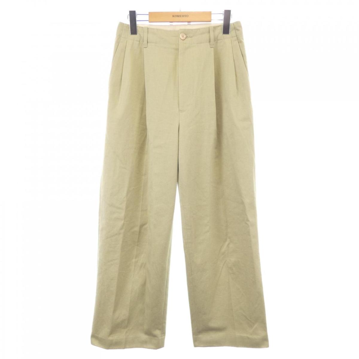 AURALEE オーラリー パンツ AURALEE オーラリー 23AW WASHED HEAVY CHINO WIDE PANTS ワイドパンツ