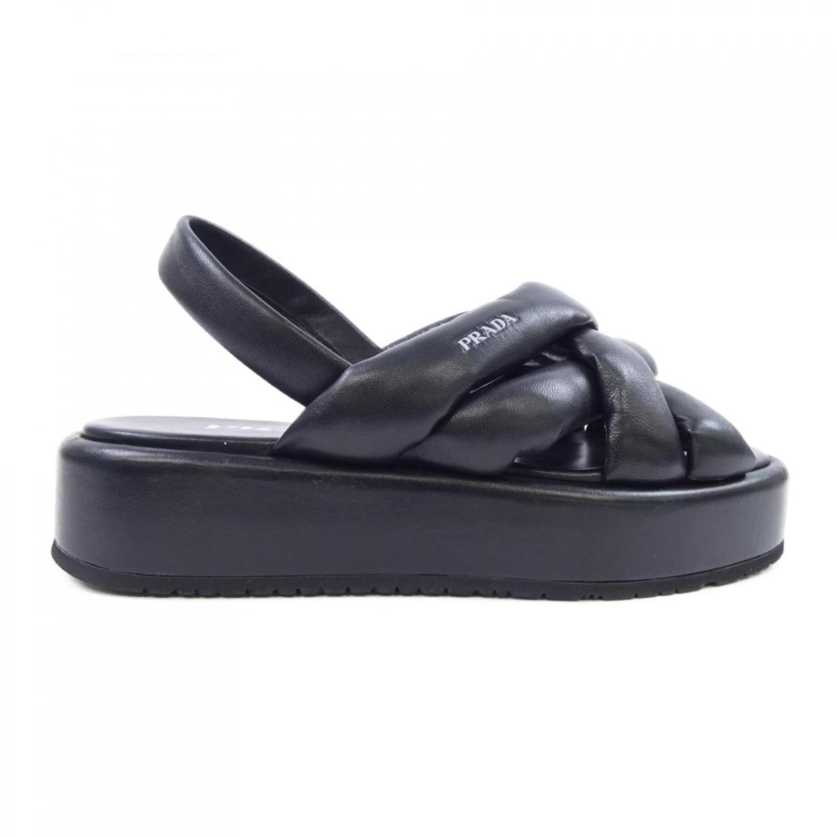 PRADA ブラック サンダル　ラバーサンダル 楽天市場】【PRADA】プラダ サンダル ラバー 7サイズ(26cm)ブラック