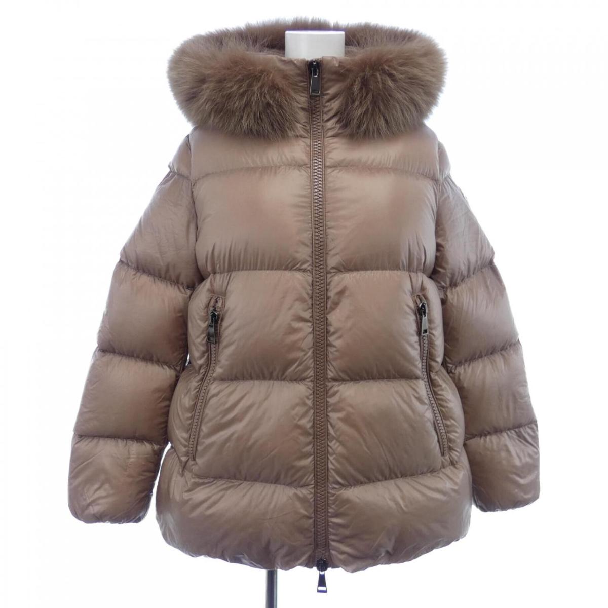 楽天市場】モンクレール MONCLER SEBINIERE ファー フード ダウン