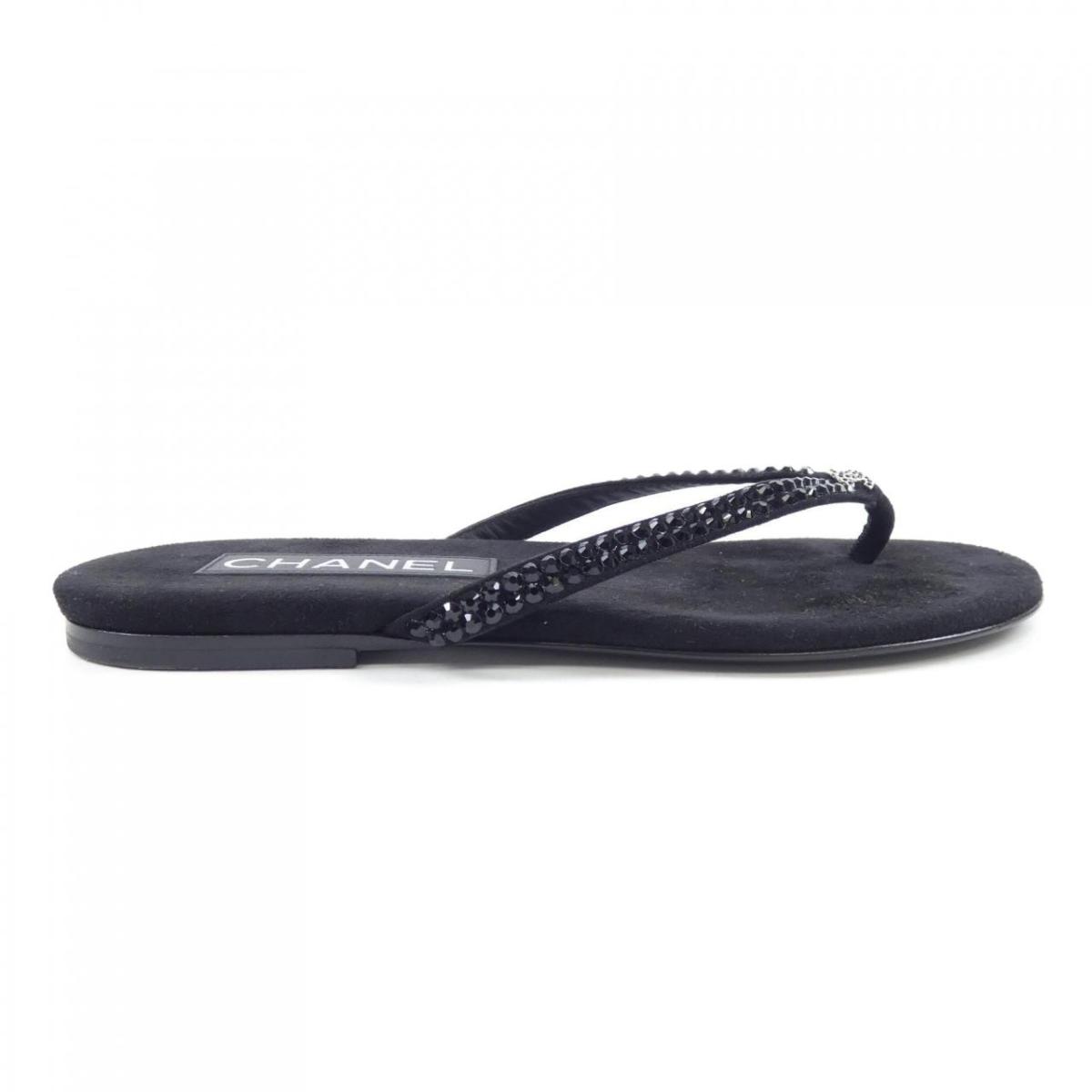 シャネル CHANEL トング THONGS G46205B19026 サンダル【中古】