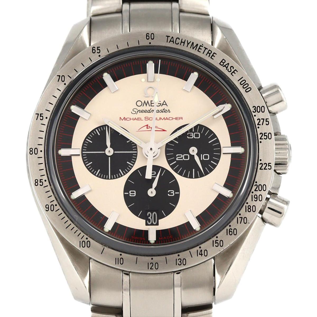 オメガ スピードマスターシューマッハ･スペシャルエディション 3853.32 SS 自動巻【中古】