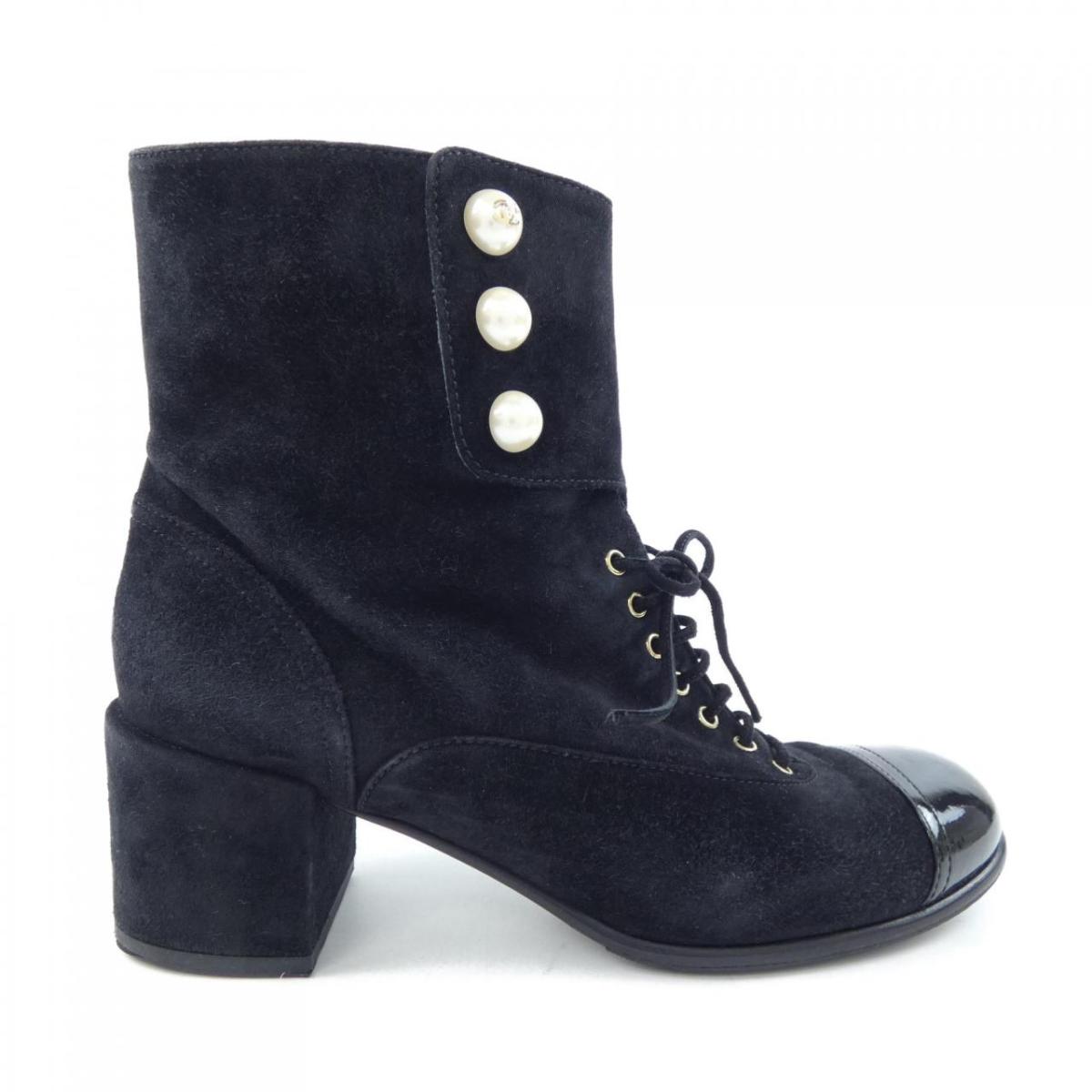 楽天市場】CHANEL レインブーツ HIGH BOOTS G34076 ラバー BLACK/WHITE