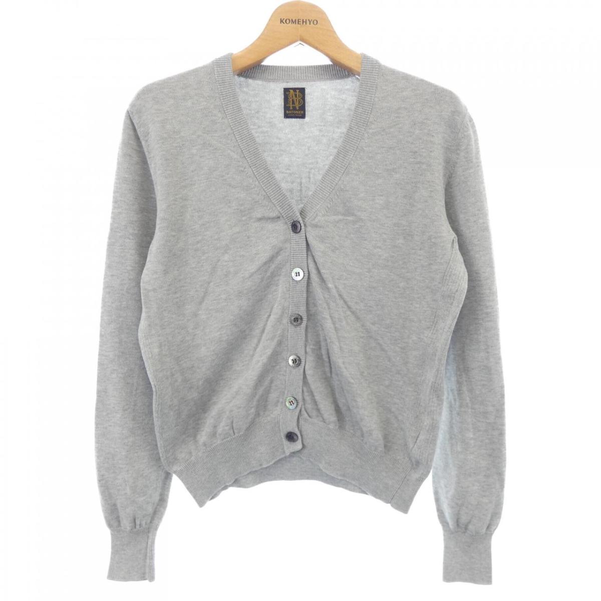 楽天市場】BATONER バトナー SOLID WOOL RIB CARDIGAN ソリッド ウール