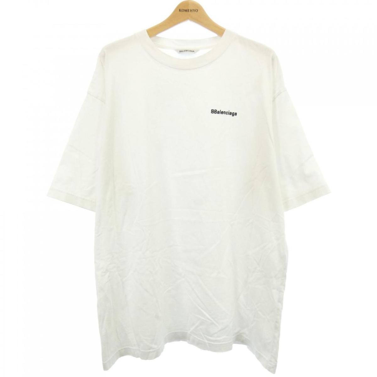 楽天市場】BALENCIAGA バレンシアガ デストロイ ロゴTシャツ コットン