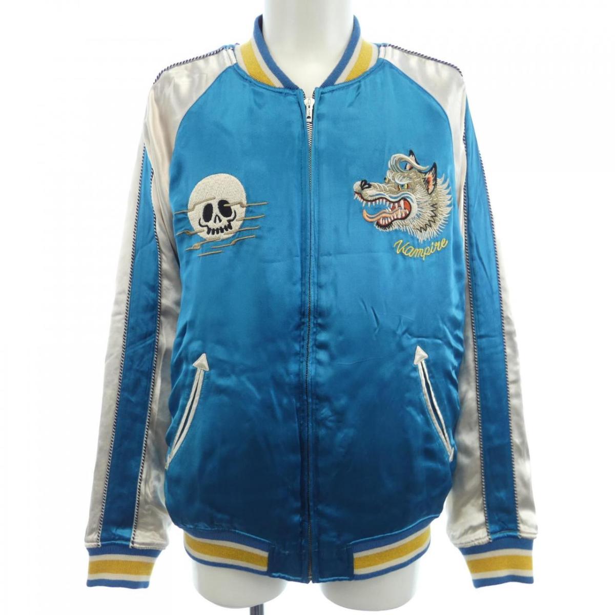 ドライボーンズ × ロッキンジェリービーン スカジャン サイズL ドライボーンズ × ロッキンジェリービーン スカジャン サイズL ドライ