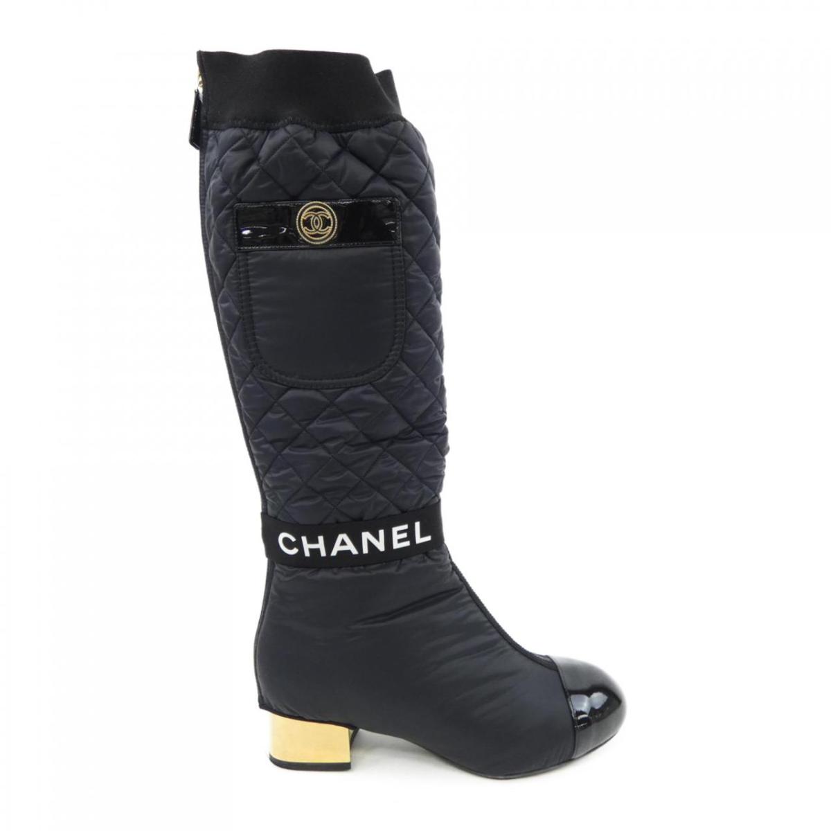 シャネル CHANEL HIGH BOOTS G38428Y55553 ブーツ【中古】