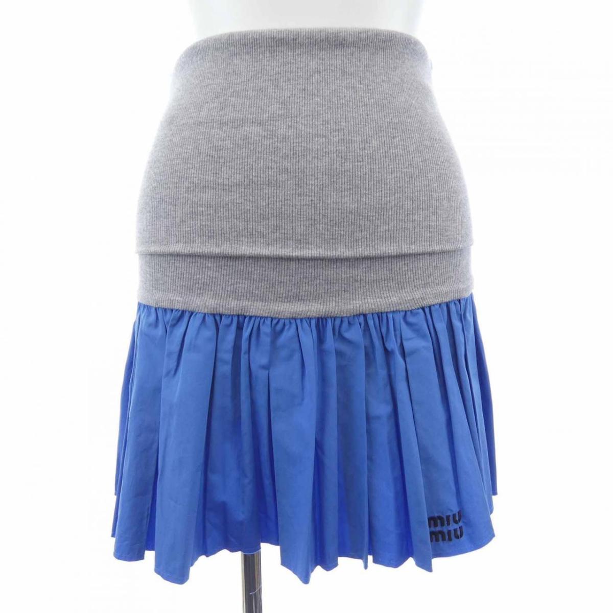 楽天市場】【ミュウミュウ】Miu Miu 24SS プリーツスカート バージン