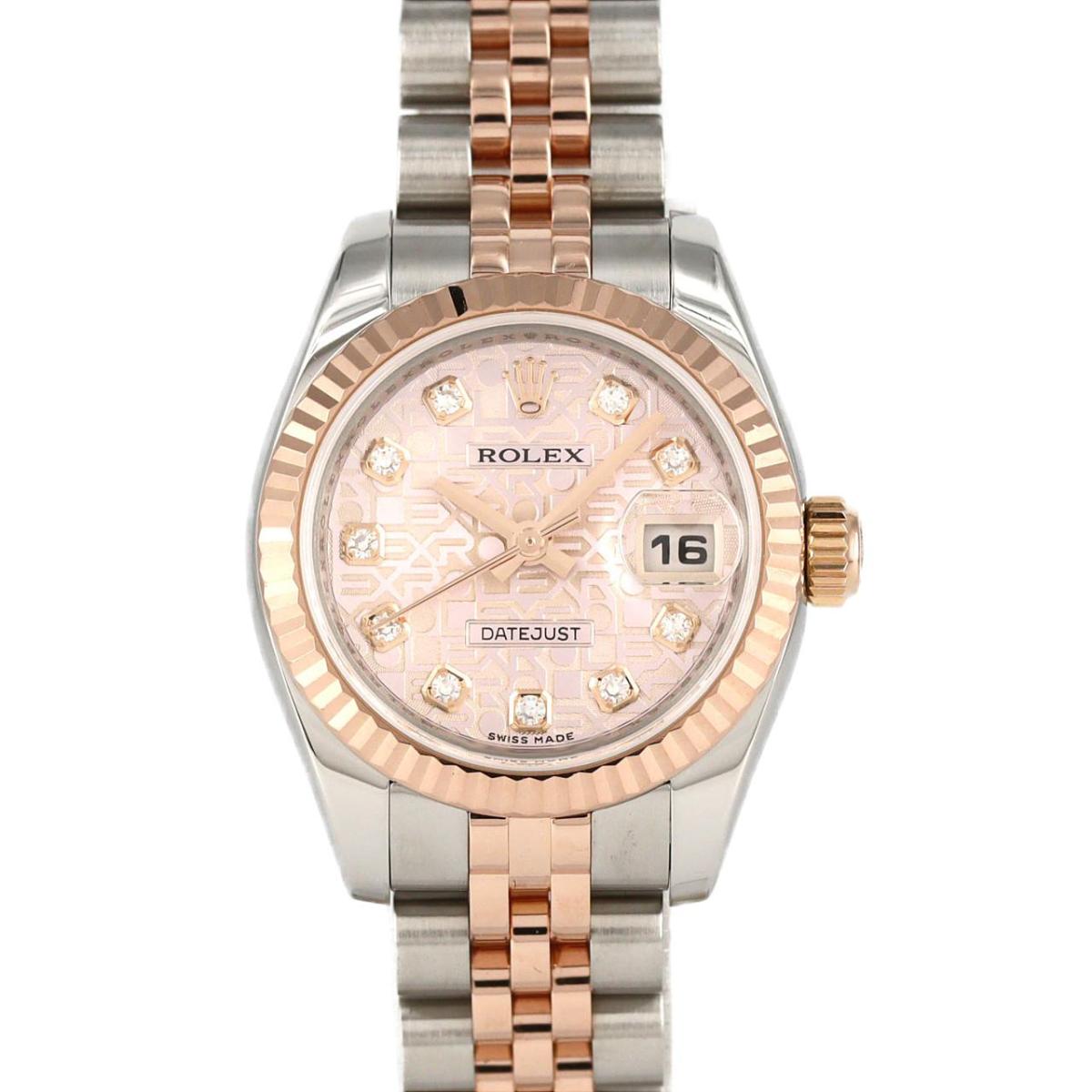ロレックス デイトジャスト 179171 SSxPG 自動巻 D番 ROLEX（ロレックス） デイトジャスト 179171 PG×SS D番 レディース