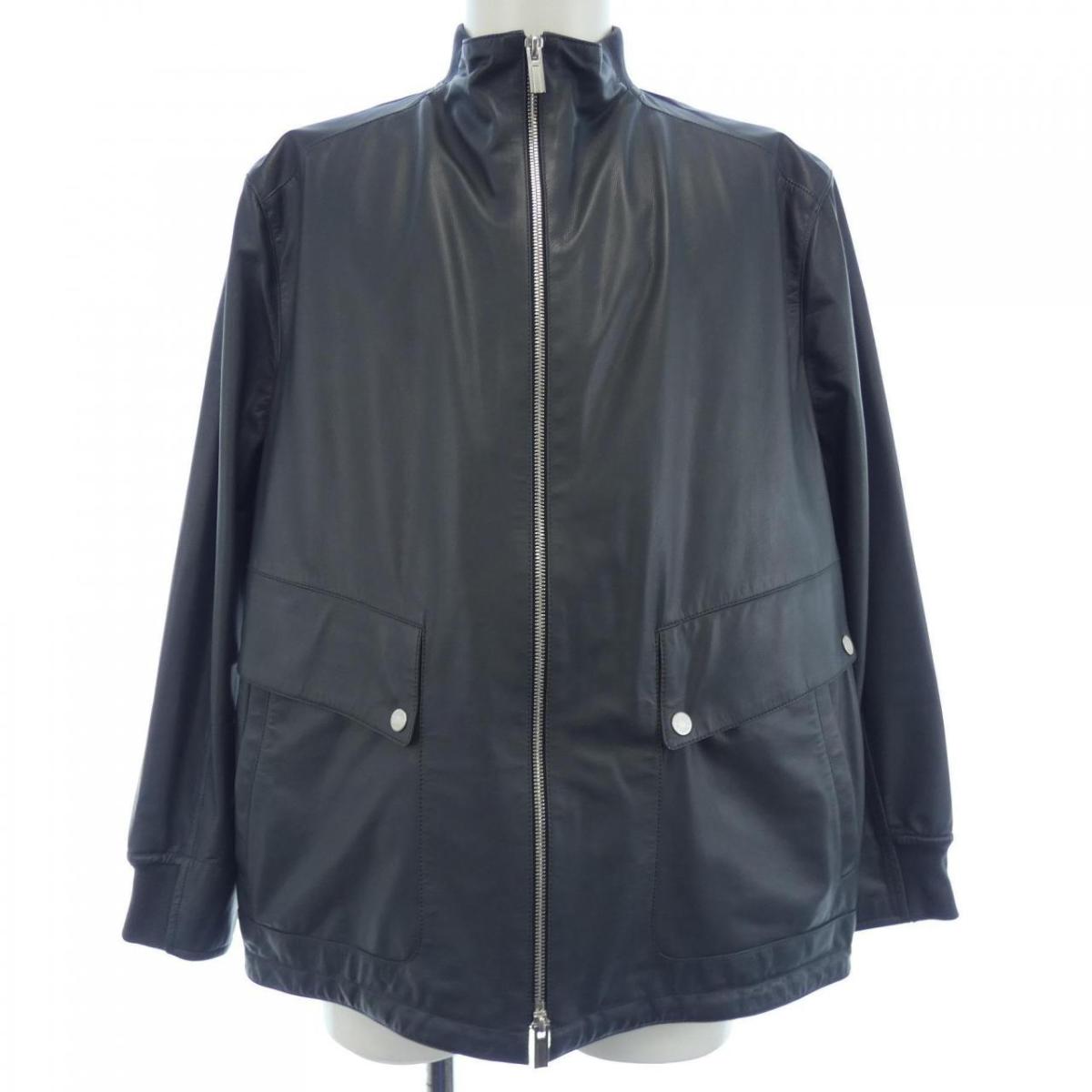 エルメス HERMES *91-5007 なめし革上衣【中古】