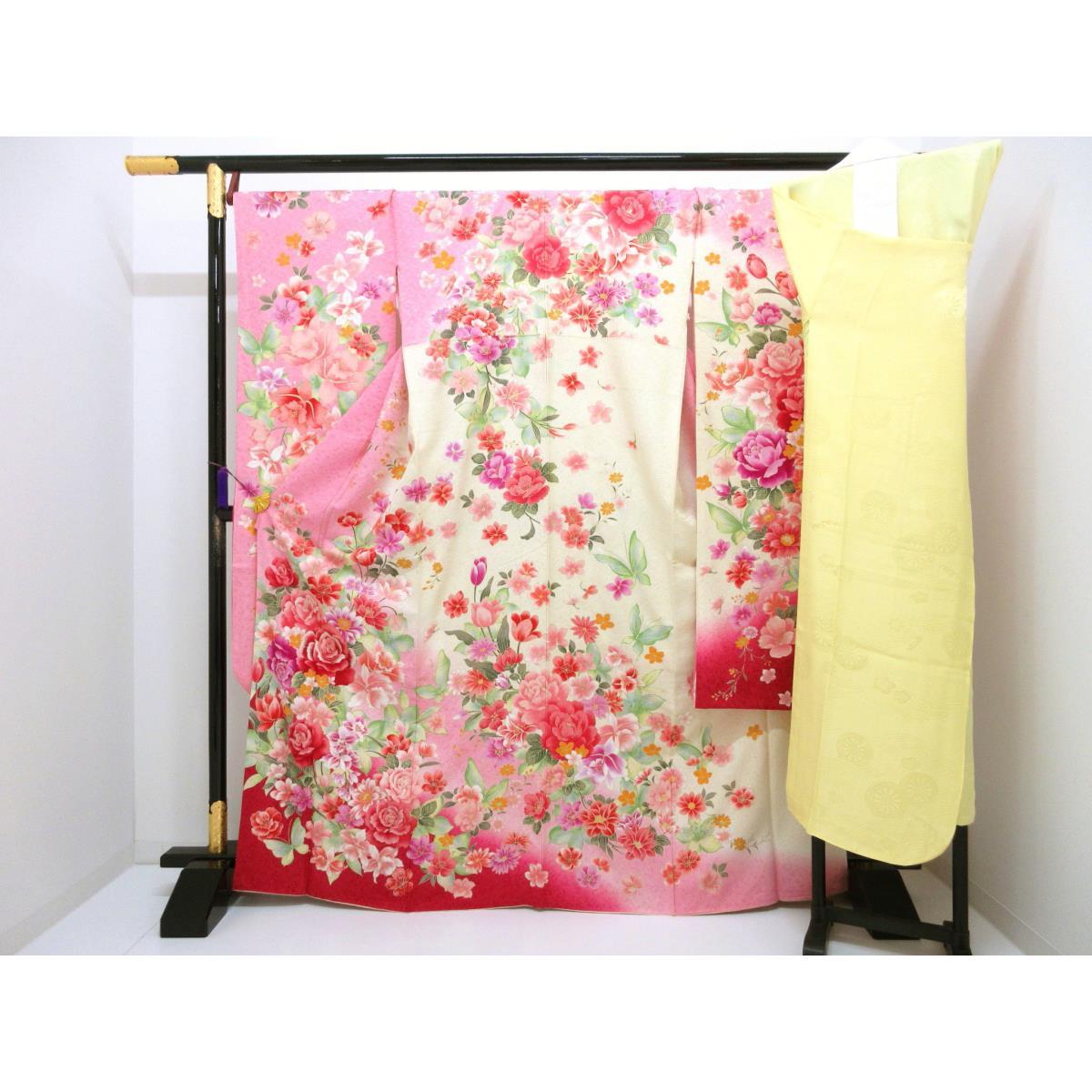 楽天市場】振袖 友禅金彩加工 刺繍入り【中古】 : KOMEHYO ONLINESTORE