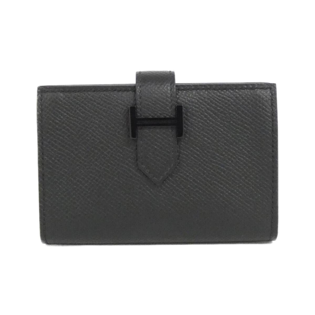 エルメス ベアン モノクローム 082975CY カードケース【中古】
