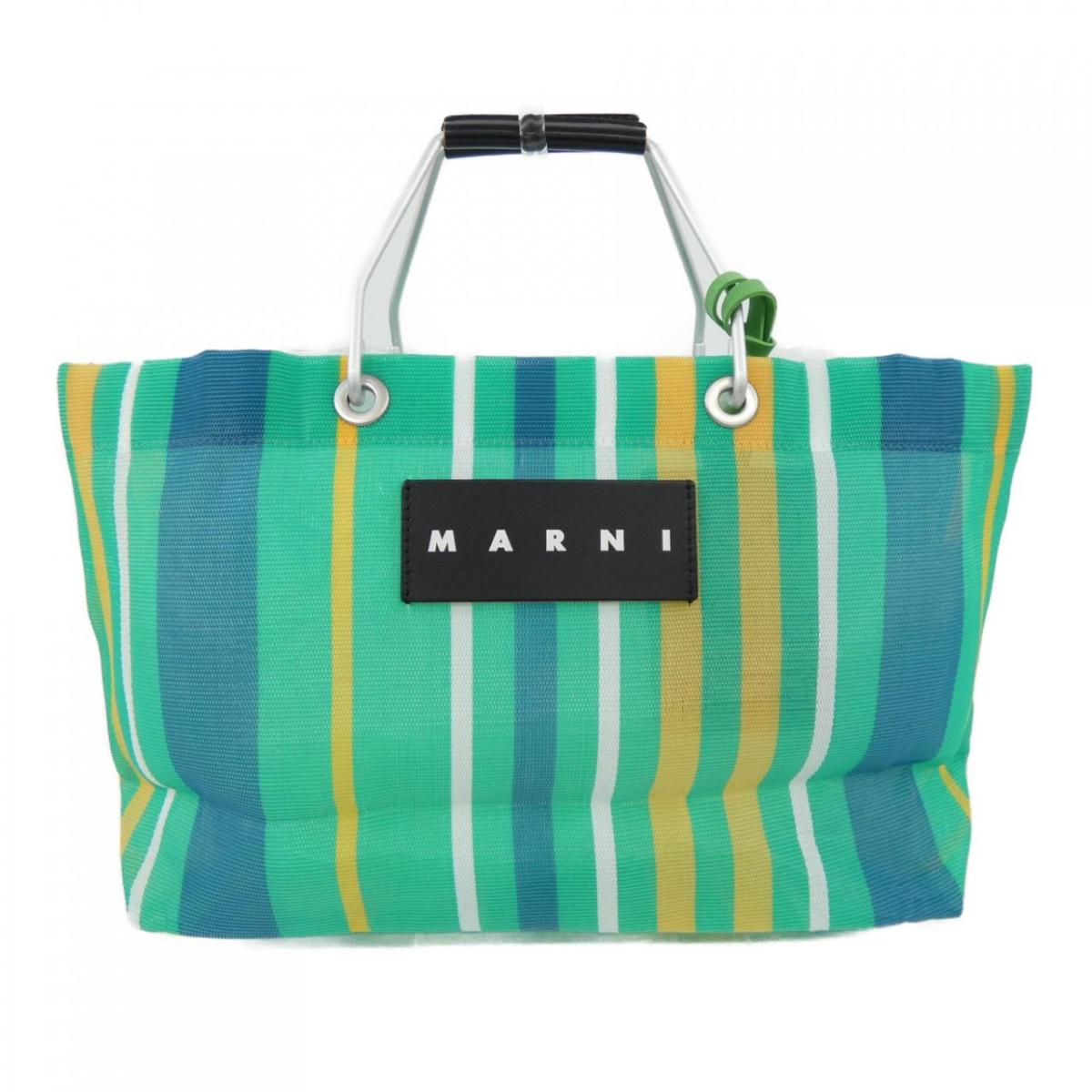 マルニ MARNI MARNI MARKET STRIPE MINI SHMH0012A0 BAG【中古】