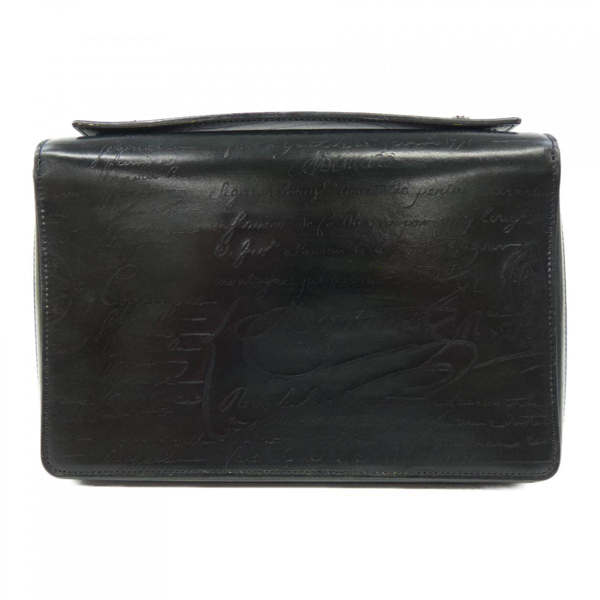 ベルルッティ Berluti スクリットレザーロングジップウォレット イタウバワイドグランディアント WALLET【中古】