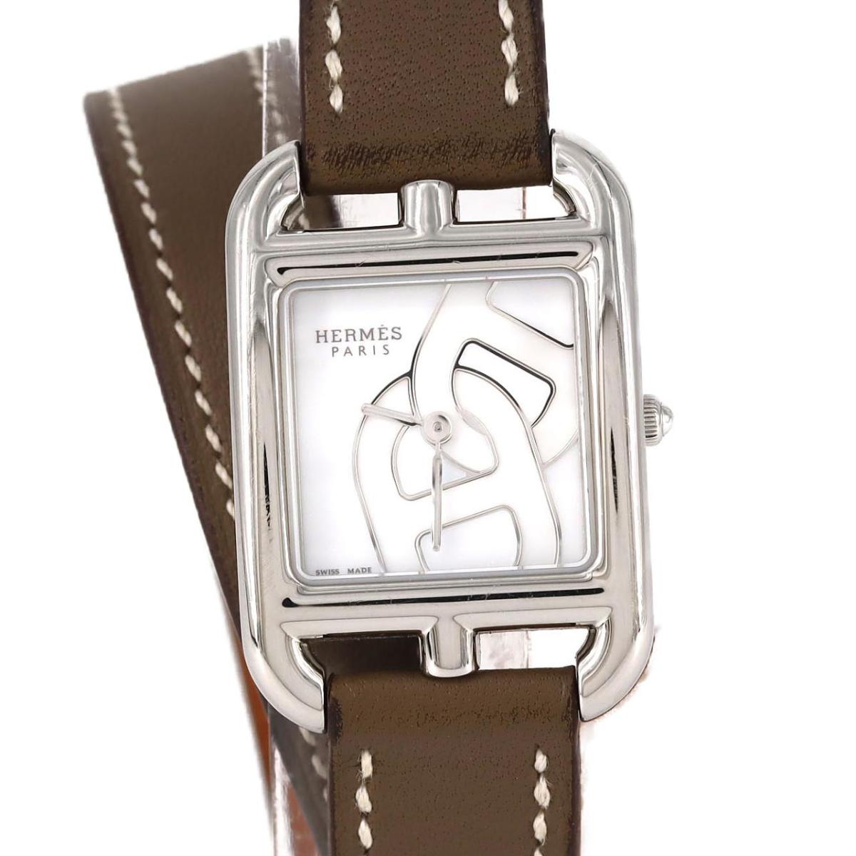 楽天市場】【エルメス】Hermes ケープコッド ドゥブルトゥール 腕時計
