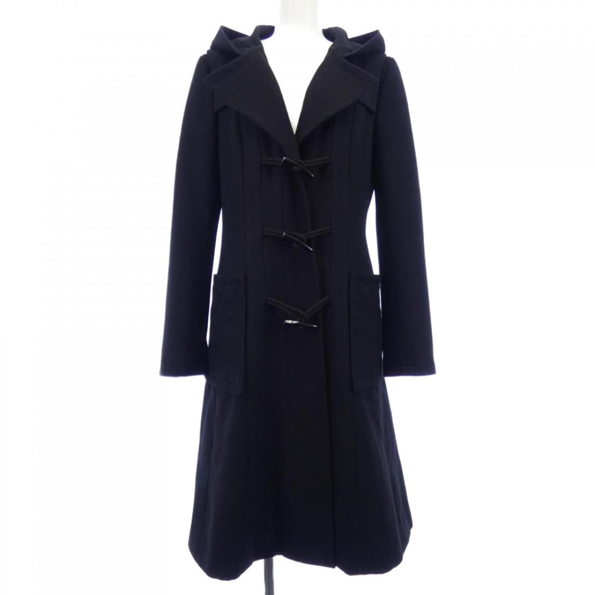 CHANEL ダッフルコート ブラック・ホワイト 38 CHANEL ダッフルコート ブラック・ホワイト 38 CHANEL ダッフルコート