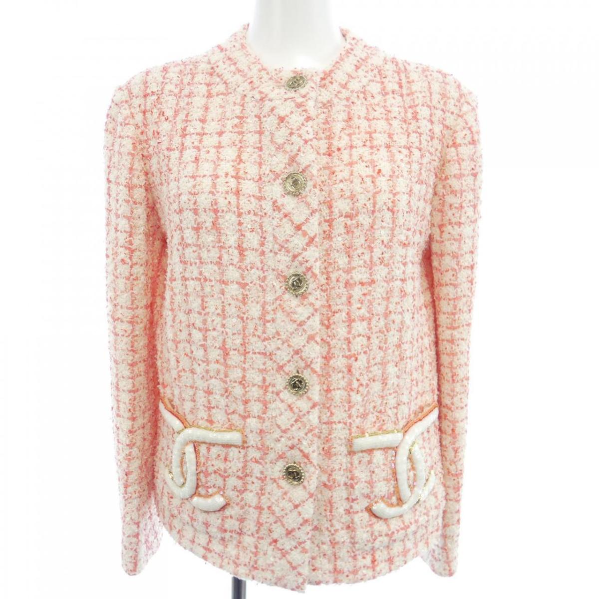 シャネル CHANEL LOOK39 P76716V65900 ノーカラージャケット【中古】