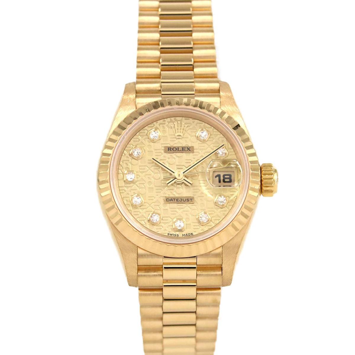 楽天市場】ロレックス ROLEX デイトジャスト 69158 ミリヤード文字盤 W