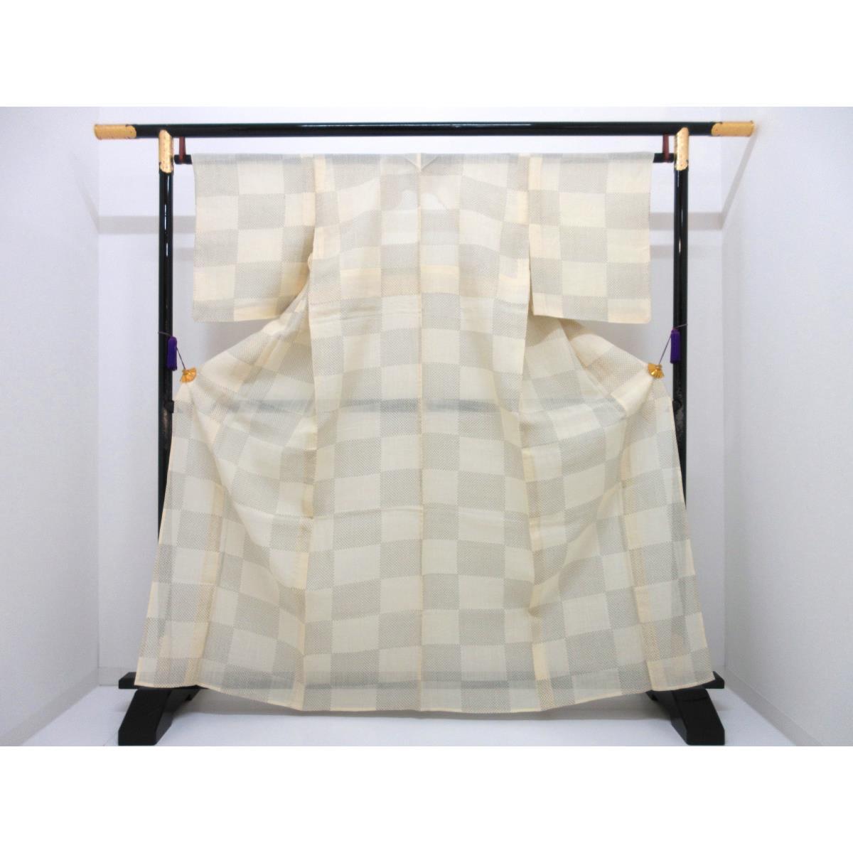 【未使用品】小紋　身幅２Ｌ寸 楽天市場】【未使用品】単衣 小紋 身幅2L寸【中古】 : KOMEHYO
