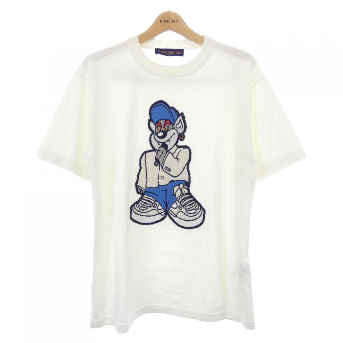ルイヴィトン LOUIS VUITTON グラフィックショートスリーブニットウエア HON10WJL4 トップス【中古】