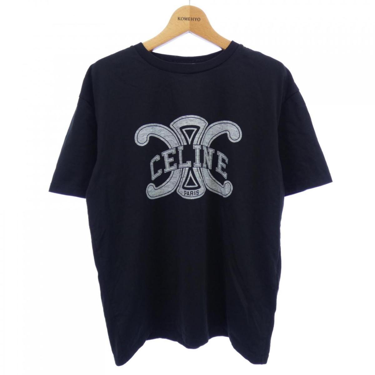 セリーヌ CELINE ルーズTシャツ RX0BO671Q Tシャツ【中古】