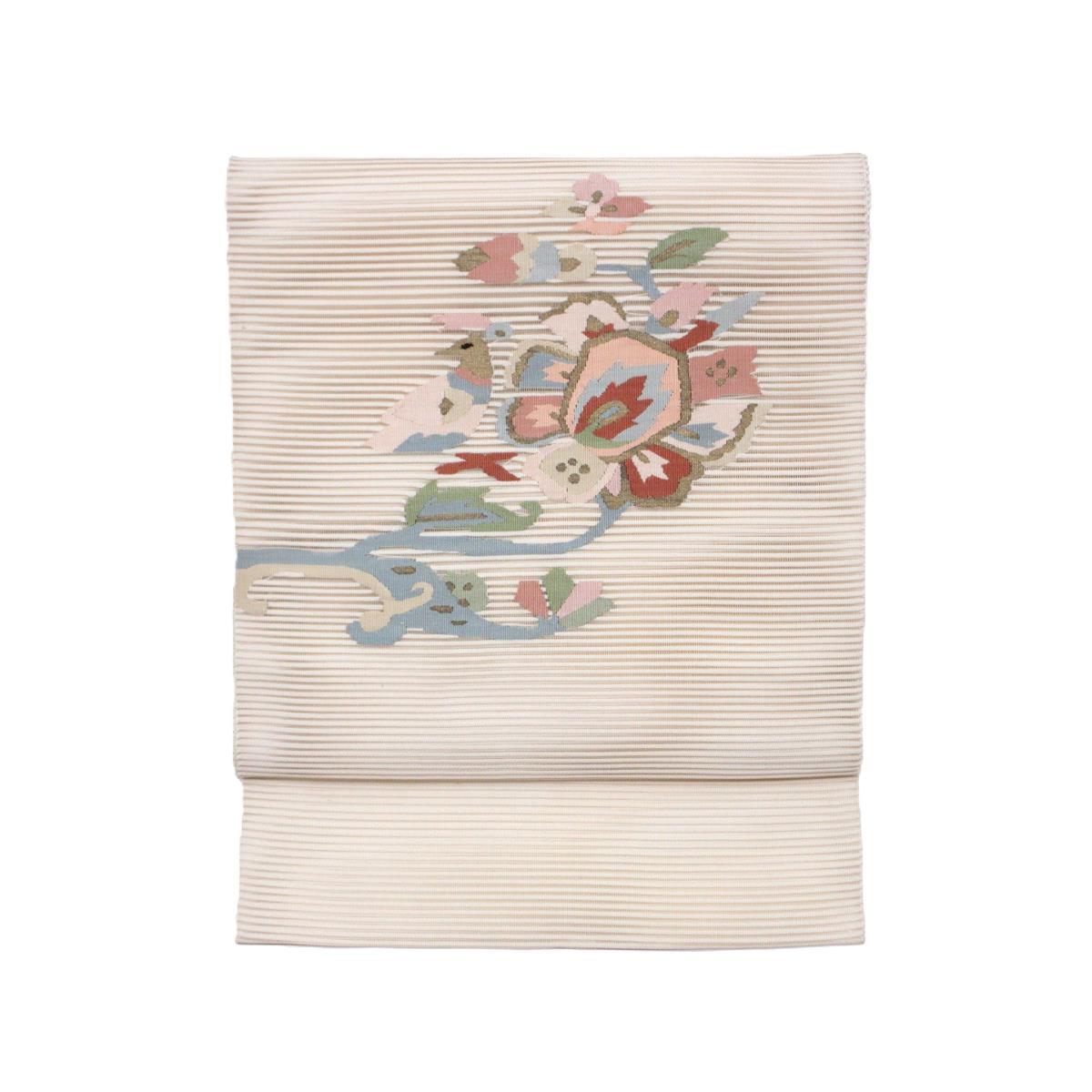 夏名古屋帯　絽綴織【中古】