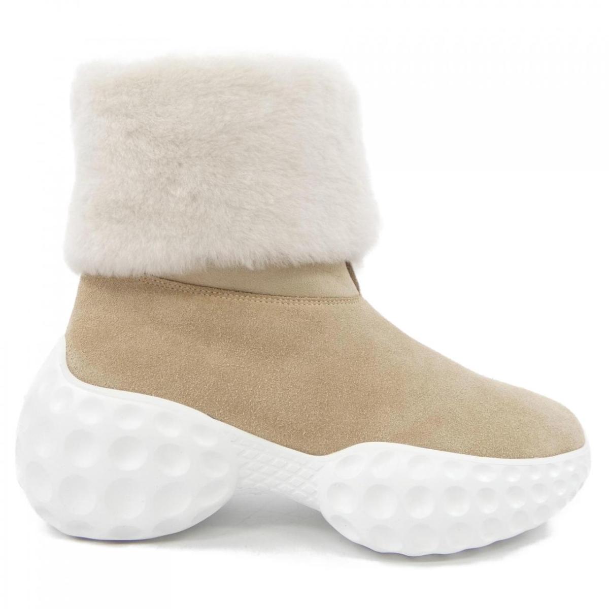 ロジェヴィヴィエ ROGER VIVIER ヴィヴ ラン ライト ファー ブーティ ブーツ【中古】