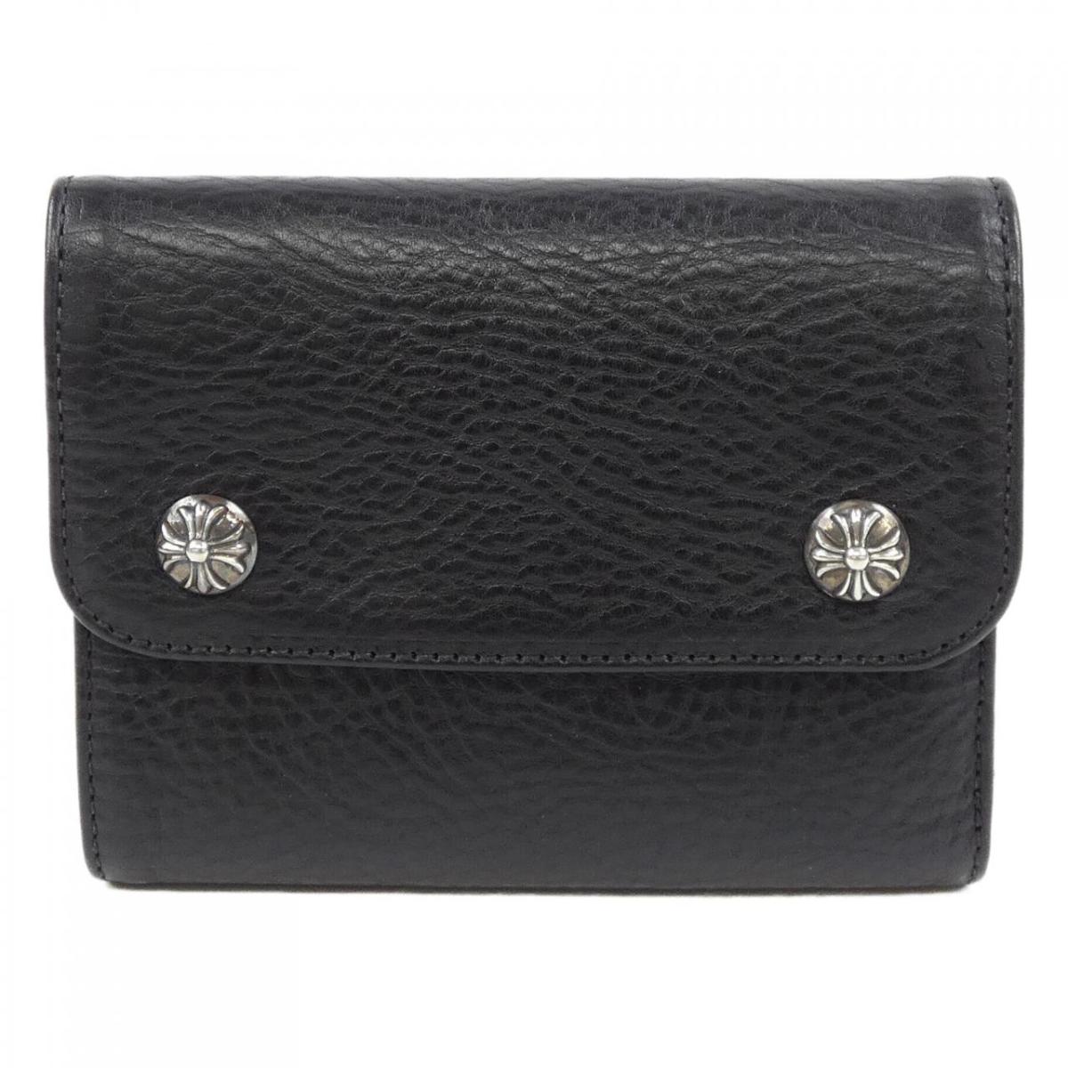 クロムハーツ CHROME HEARTS WAVE MINI CROSS CH SCROLL LABEL 302166386A06XXX280 WALLET【中古】