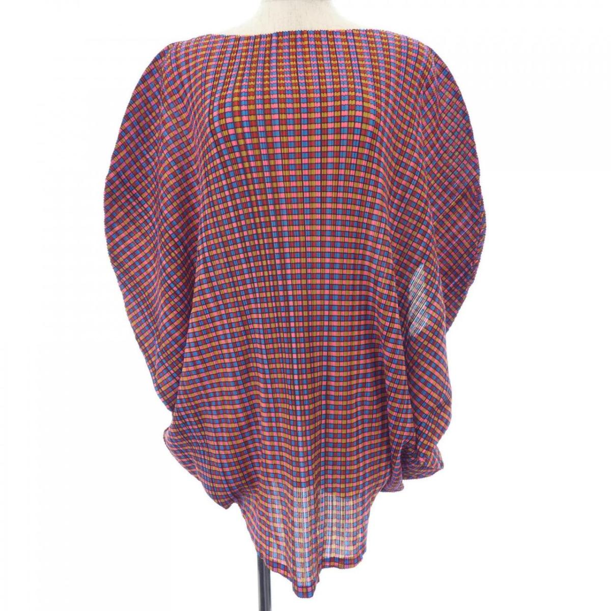 プリーツプリーズ PLEATS PLEASE 2010チェック PP03-FK363 7565065 トップス【中古】