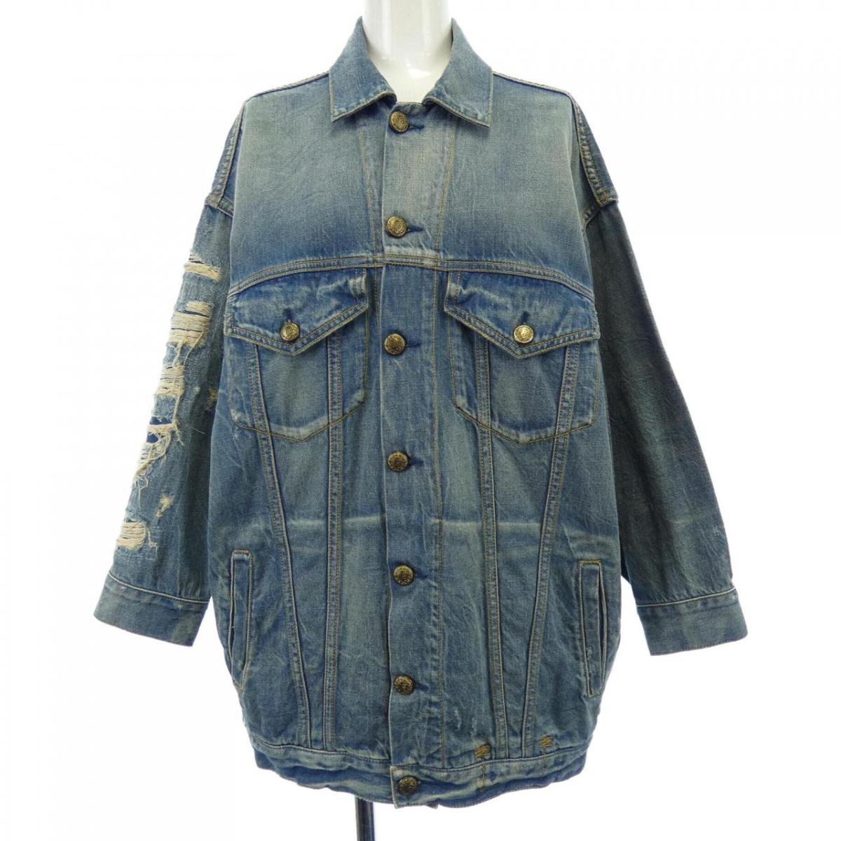 楽天市場】ALAIA アライア/イタリア製デニムジャケットフード付