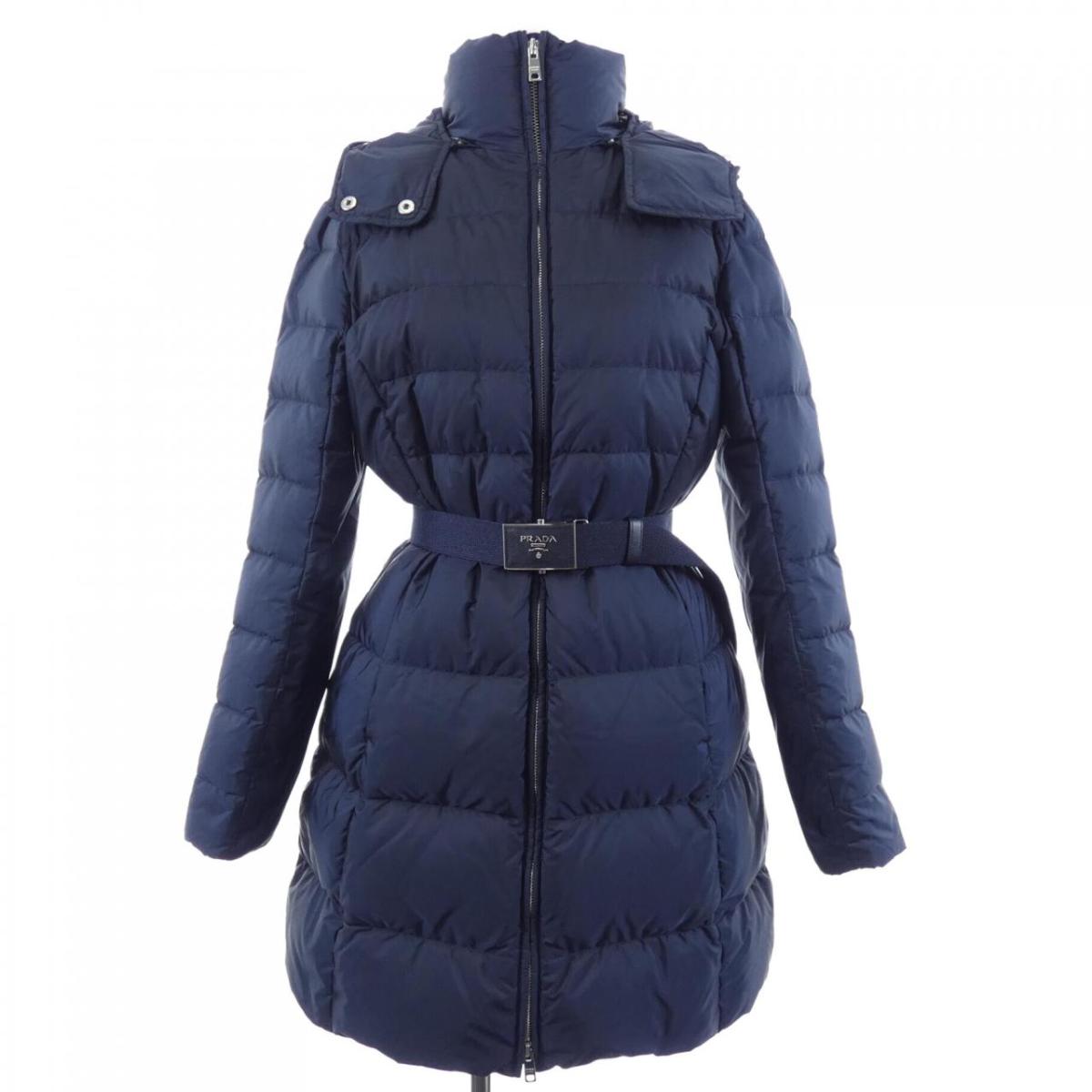 楽天市場】プラダ Prada 290364 ベルト付きダウンコート サイズ：42