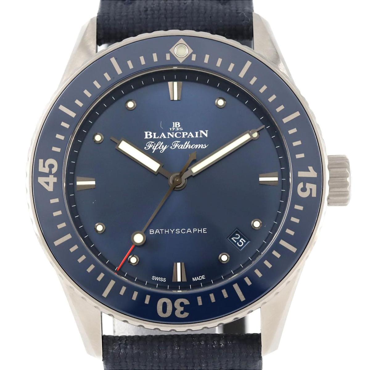 ブランパン フィフティファゾムスバチスカーフ 5100-1140-052A SS 自動巻【中古】 1,020,600円