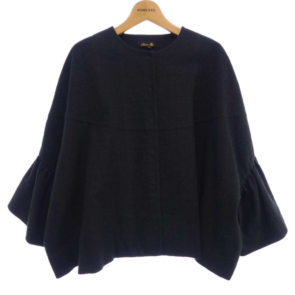 楽天市場】【ドゥロワー】DRAWER 22年 ロゴボタン ニット ノーカラー