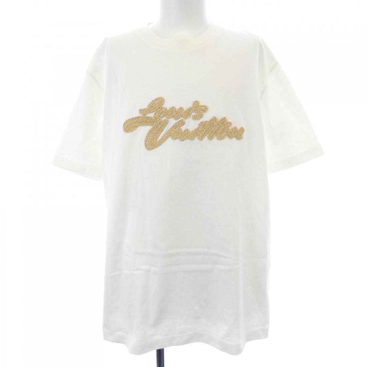 ルイヴィトン LOUIS VUITTON エンブロイダードシグネチャーTシャツ HTY21WNPG Tシャツ【中古】｜KOMEHYO ONLINESTORE 店 71,830円