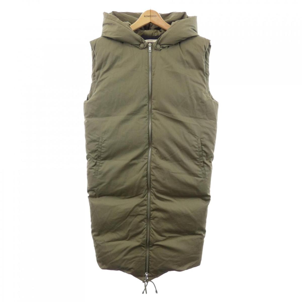 極美品☆CELINE セリーヌ 西川ダウン 日本製 トリオンフ柄 ダウンベスト kekw8403-2.jpg