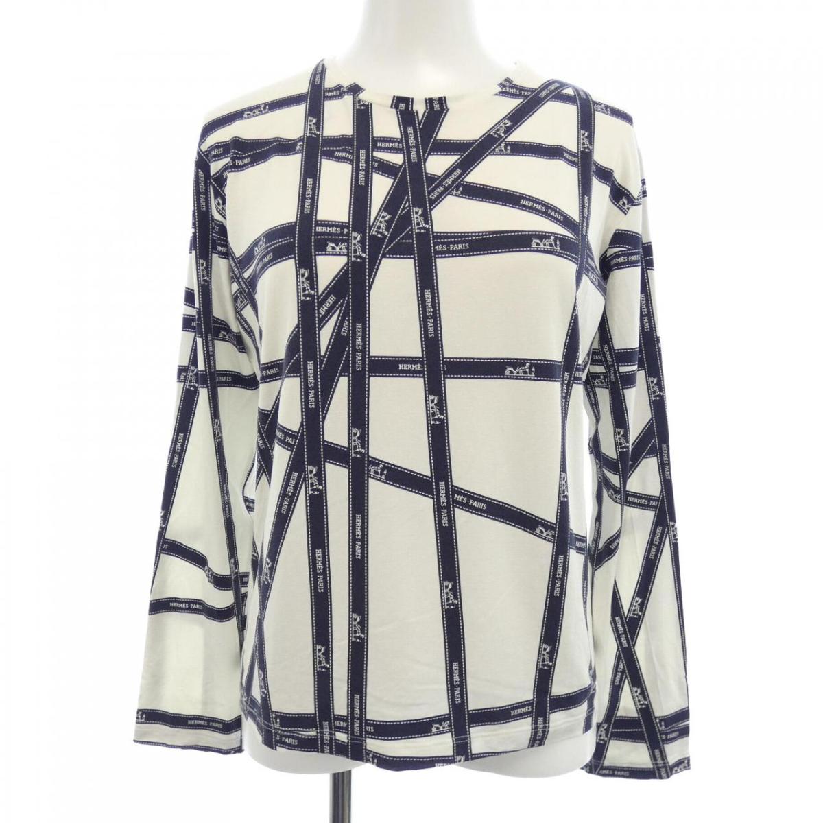 楽天市場】エルメス ボルデュックリボン柄 スカーフ付き ブラウス