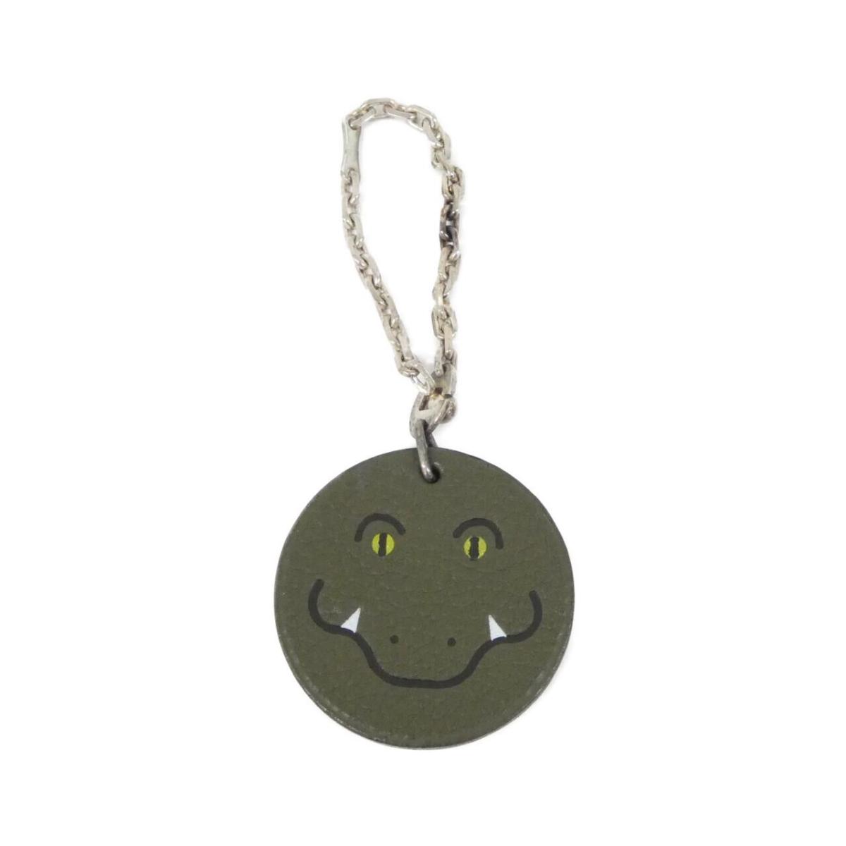 エルメス CROCODILE キーホルダー【中古】