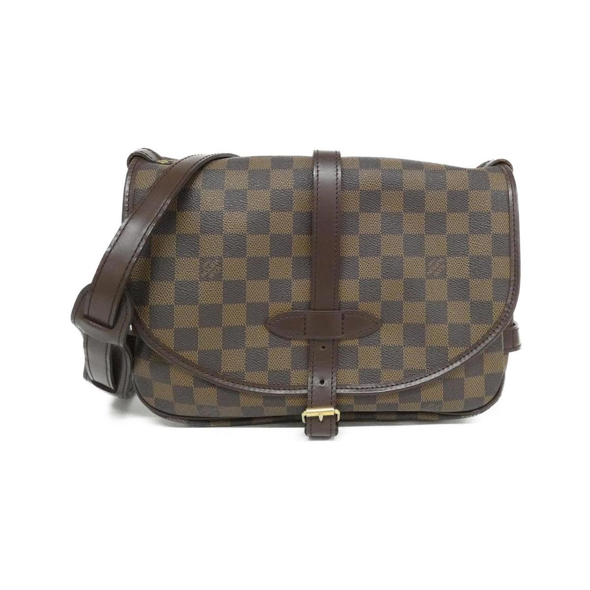 ルイヴィトン ダミエ ソミュール 30cm N48081 ショルダーバッグ【中古】