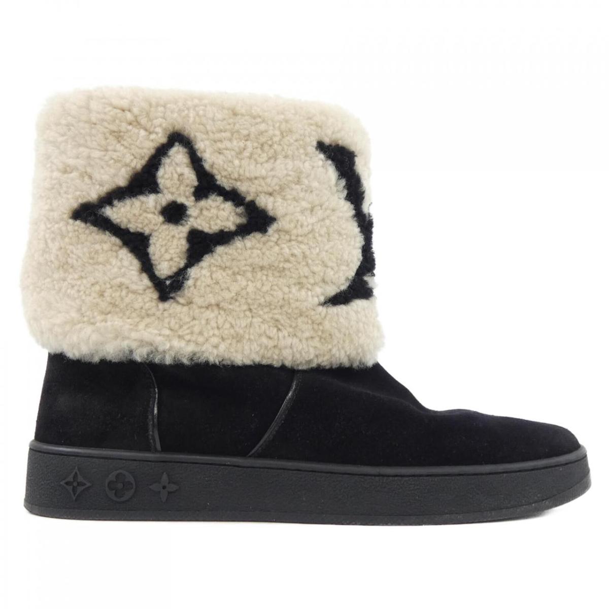 ルイヴィトン LOUIS VUITTON SNOW DROP FLAT ANKLE スノードロップライン ブーツ【中古】|KOMEHYO ONLINESTORE 店