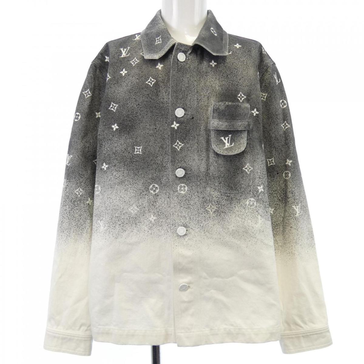 SN9】 美品】ルイヴィトン デニムジャケット 38 Mサイズ ブラウン SN9