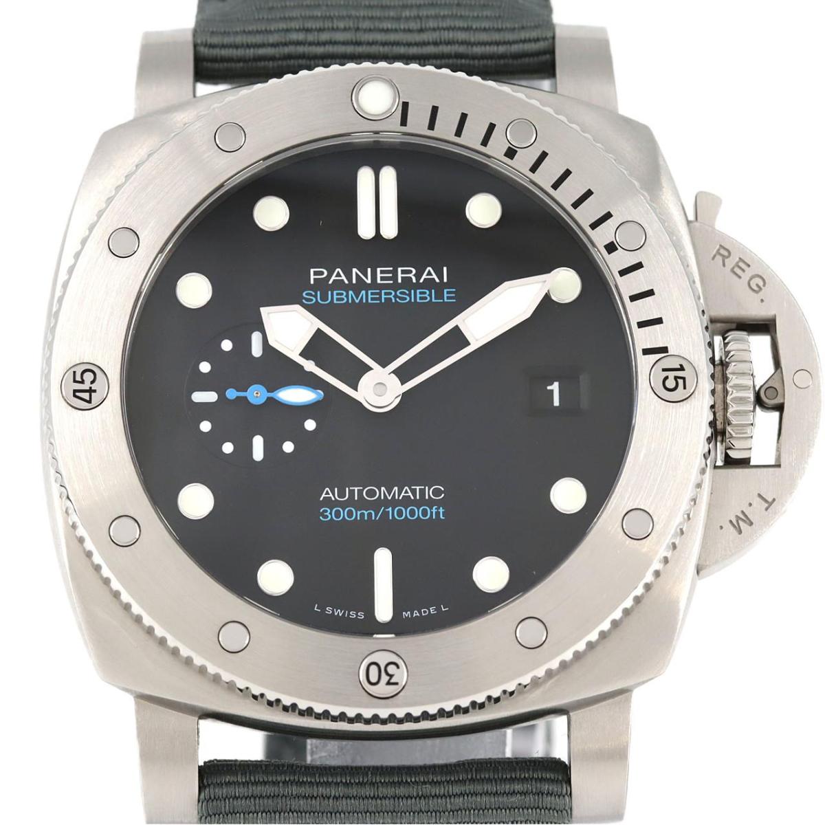 パネライ サブマーシブルクアランタクアトロ PAM01229 SS 自動巻【中古】