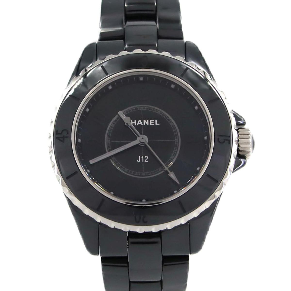 シャネル J12ファントム33mmセラミック H6346 セラミック クォーツ【中古】
