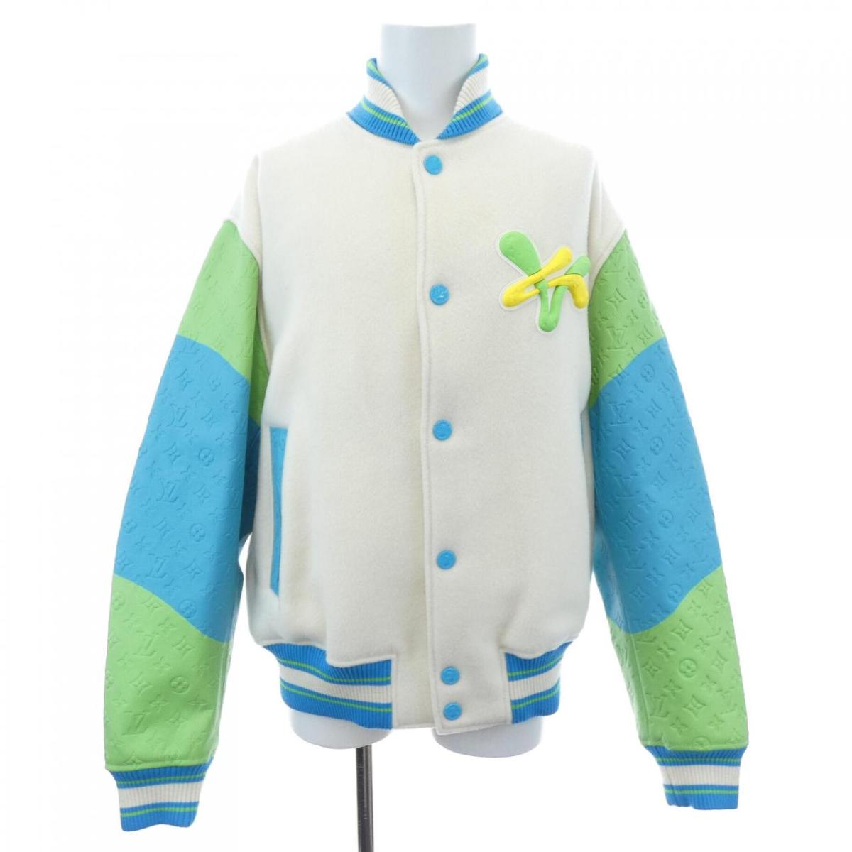 ルイヴィトン LOUIS VUITTON レインボープレイグラウンドバーシティブルゾン HOL63EYC8 上衣【中古】