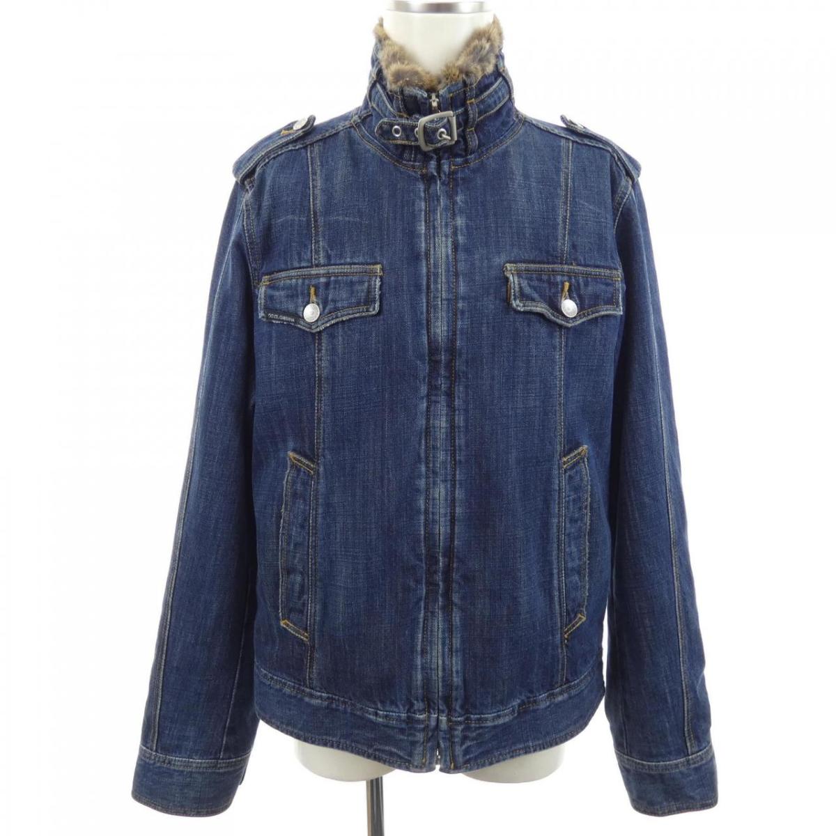 楽天市場】DOLCE&GABBANA ドルチェアンドガッバーナ ファー付き デニム