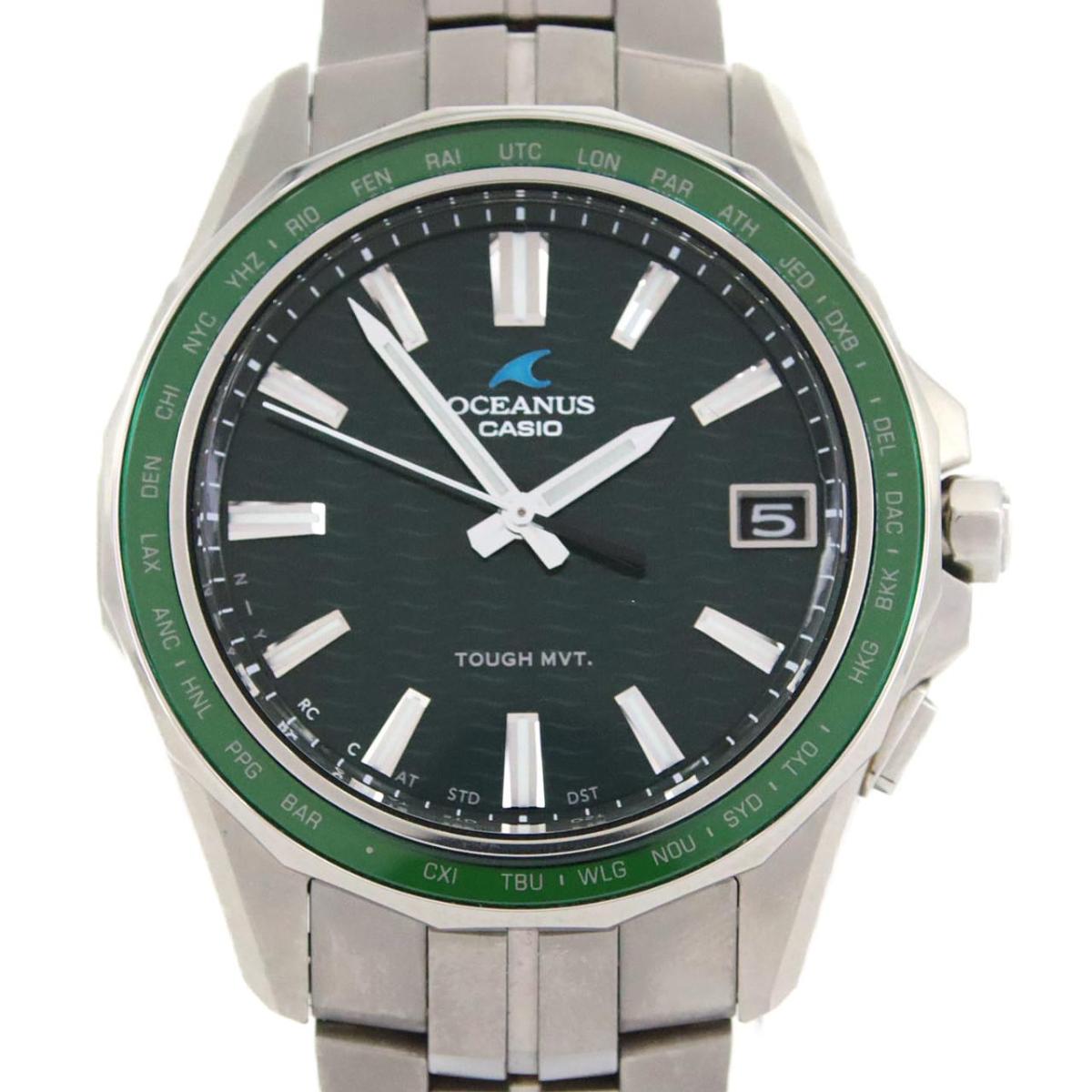 楽天市場】美品 CASIO OCEANUS オシアナス カシャロ チタン 電波