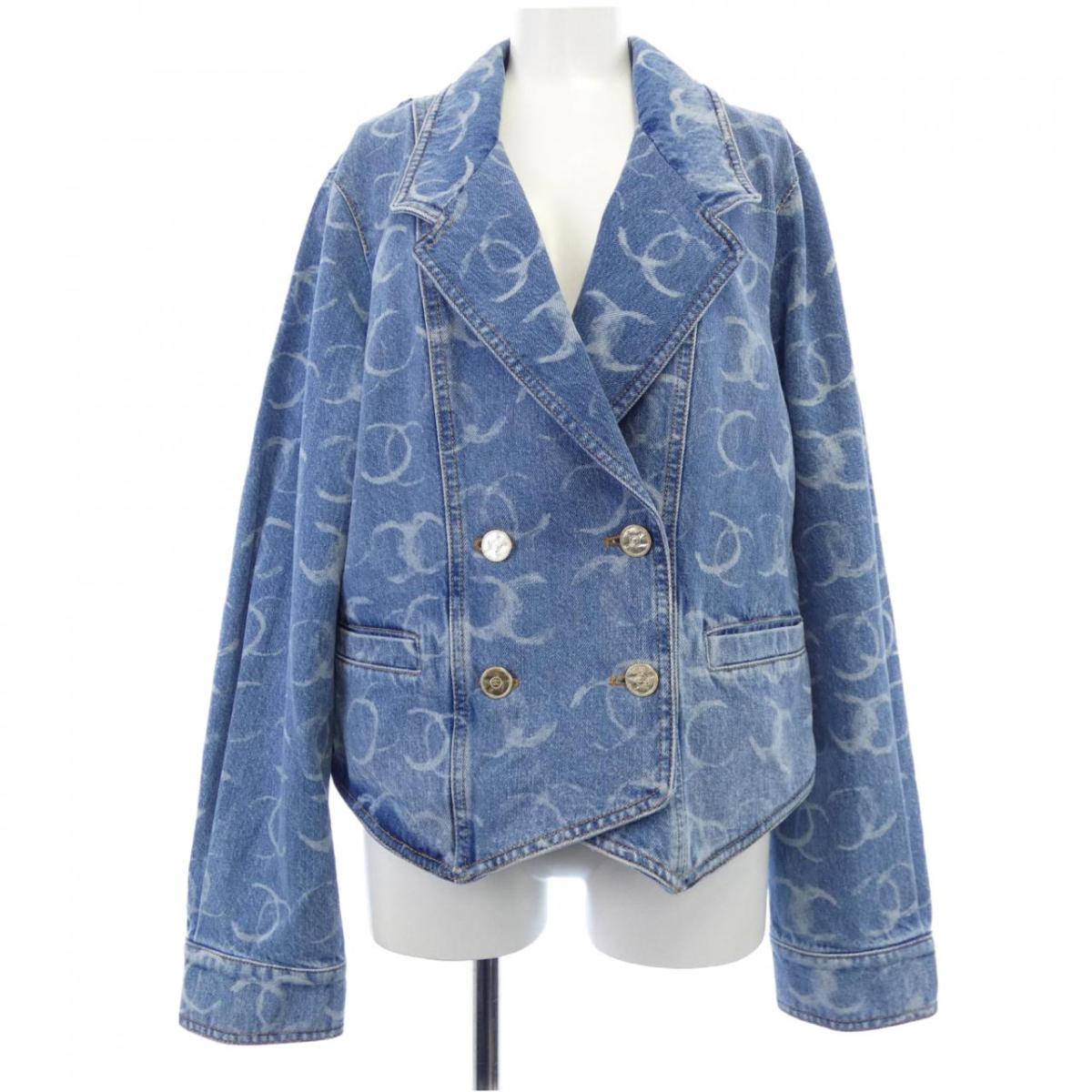 シャネル CHANEL LOOK34 P75545V67154 ジーンズ上衣【中古】