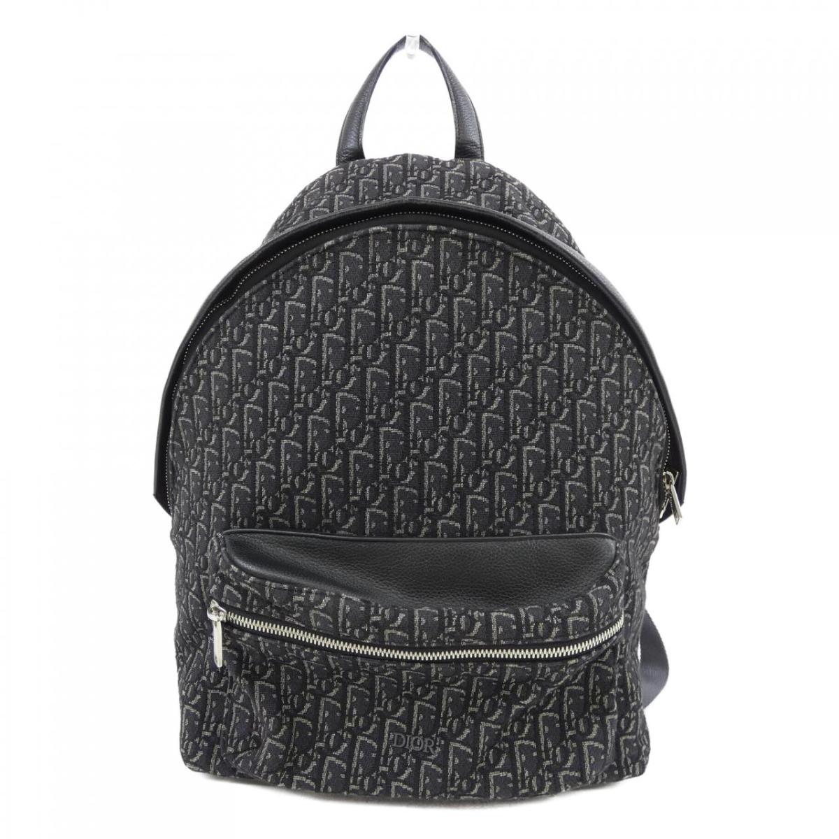 クリスチャンディオール DIOR RIDER 御徒面子風呂敷き包み ディオールオブリークジャカード 1VOBA088YKY BACKPACK【中古】