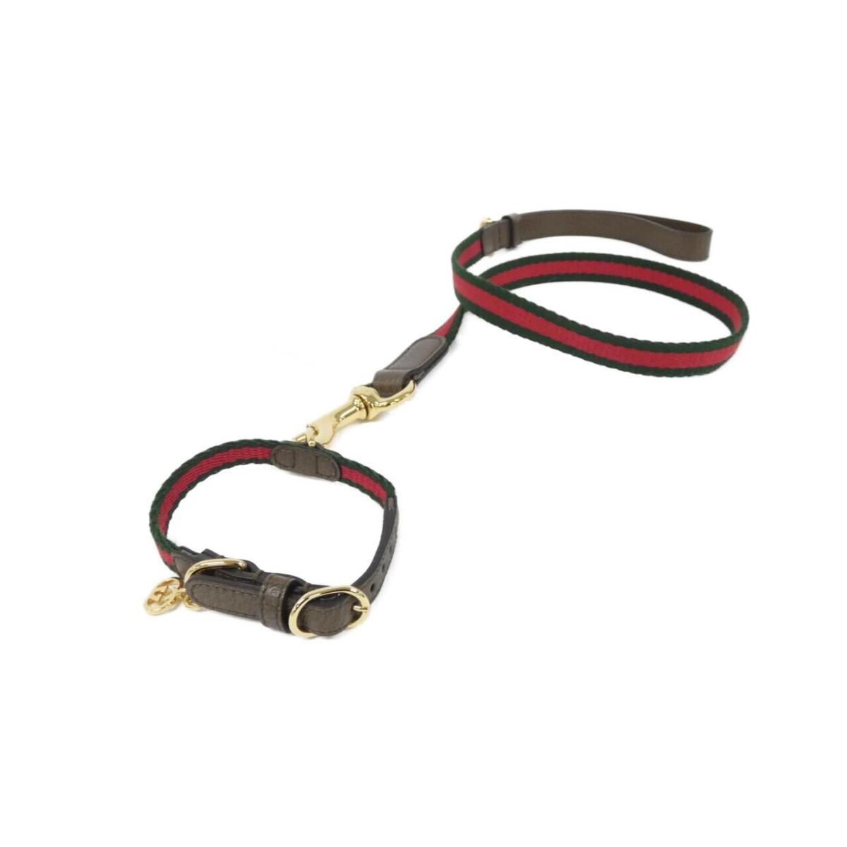 楽天市場】グッチ GUCCI 犬 リード おしゃれ ペット用品グリーン