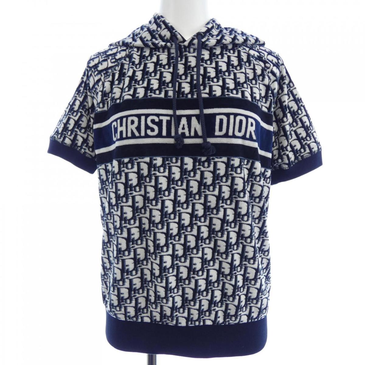 ディオール CHRISTIAN DIOR オブリークコットンジャージー 113S06A4022 パーカー【中古】