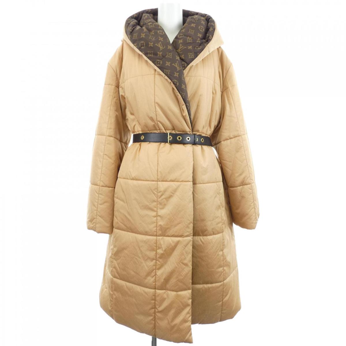 ルイヴィトン LOUIS VUITTON ロングピローパファーラップコート FNOW23E54 厚地の外套【中古】